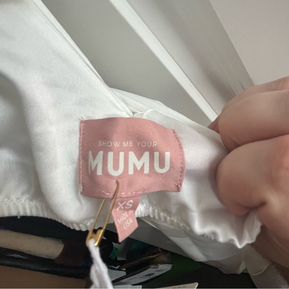 NWT Show Me Your Mumu White Dress Bridal Silky - Picture 8 of 10